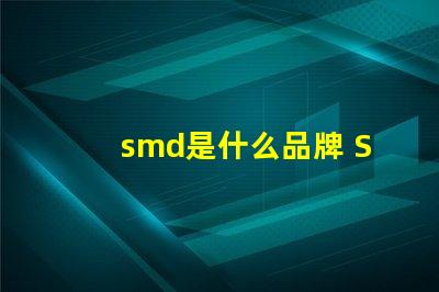 smd是什么品牌 SMd是什么意思